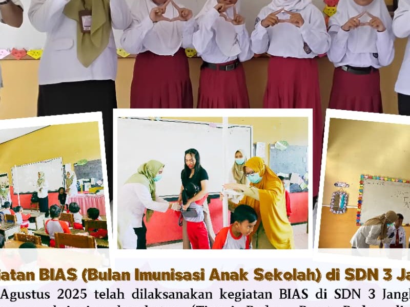 Senin Ceria dan Sehat: Imunisasi SDN 3 Jangkar Bersama Petugas PKM Jangkar