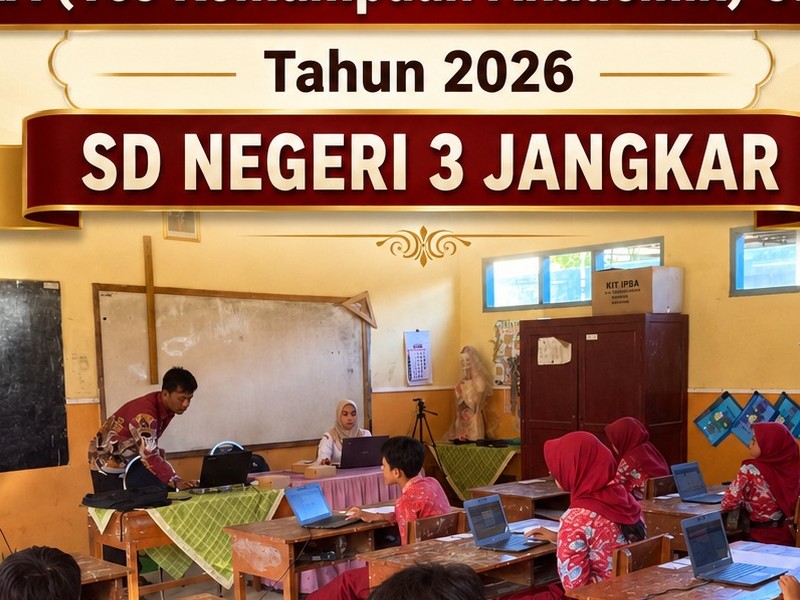 TKA Online 2026 SD Negeri 3 Jangkar Berjalan Lancar dan Tertib