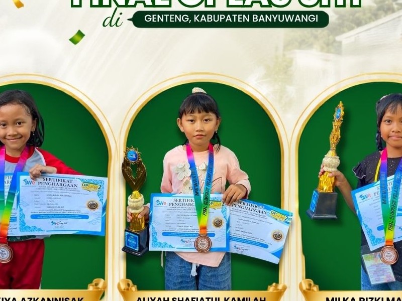 Tiga Siswi SD Negeri 3 Jangkar Raih Bronze Medal pada Final OPLAS 3HT di Banyuwangi